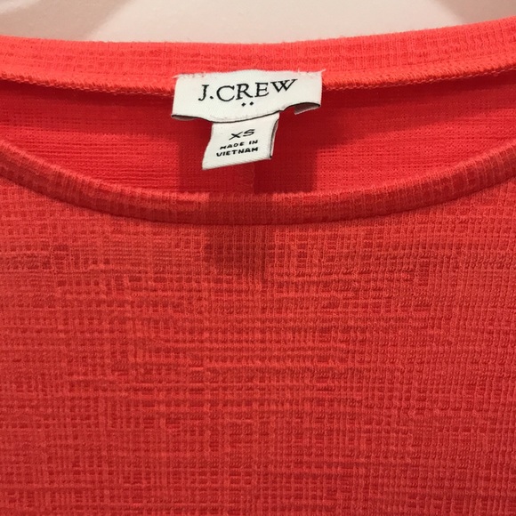 JCrew Coral Short Sleeved Top - Picture 3 of 3